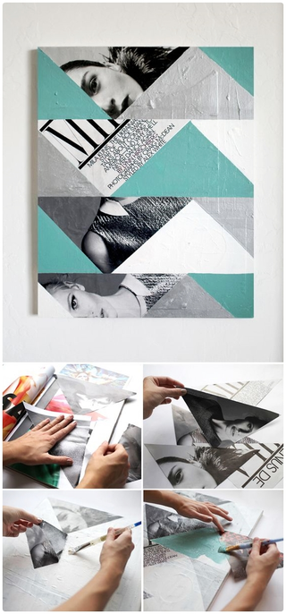 Illustration for article titled 20 + DIY Inspiring Canvas Art Tricks That Will Boost Your Imagination